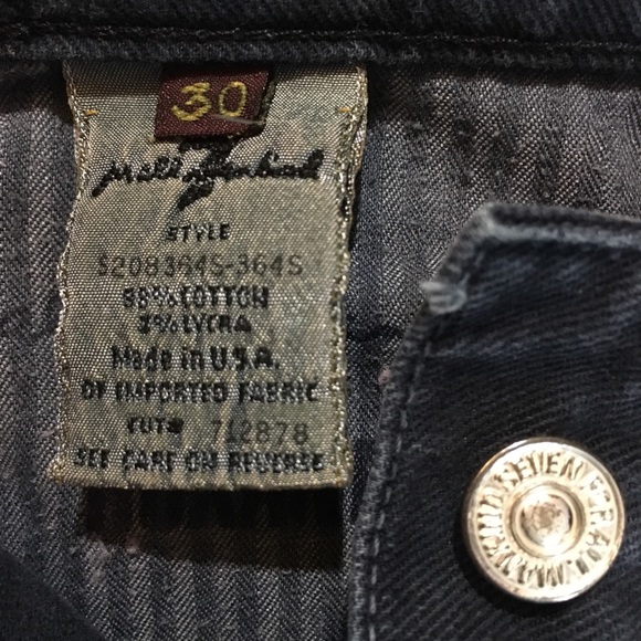 7 For All Mankind Denim Jean Skirt - Picture 4 of 7